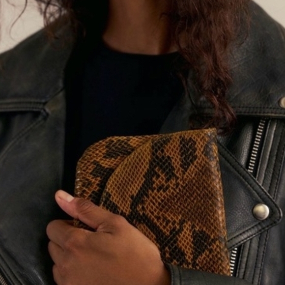 Free People Animal Instinct Snake Print Belt Bag - Brown and Black - Picture 3 of 6